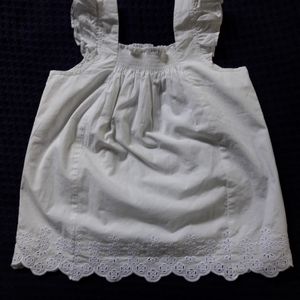 White Hanna Andersson Girl's Dress